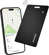 2025 Upgrade Bluetooth Smart Tracker Card -Wallet Key Bag Finder -Slim Design Works with Apple Find My (iOS Only)