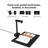 VIISAN A8401 16MP Portable Document Scanner Camera, A4 Capture, USB Document Camera with Deskewing, Multi-Page Scanning, Pocket Book Scanning, OCR & TTS, Compatible with Windows & macOS