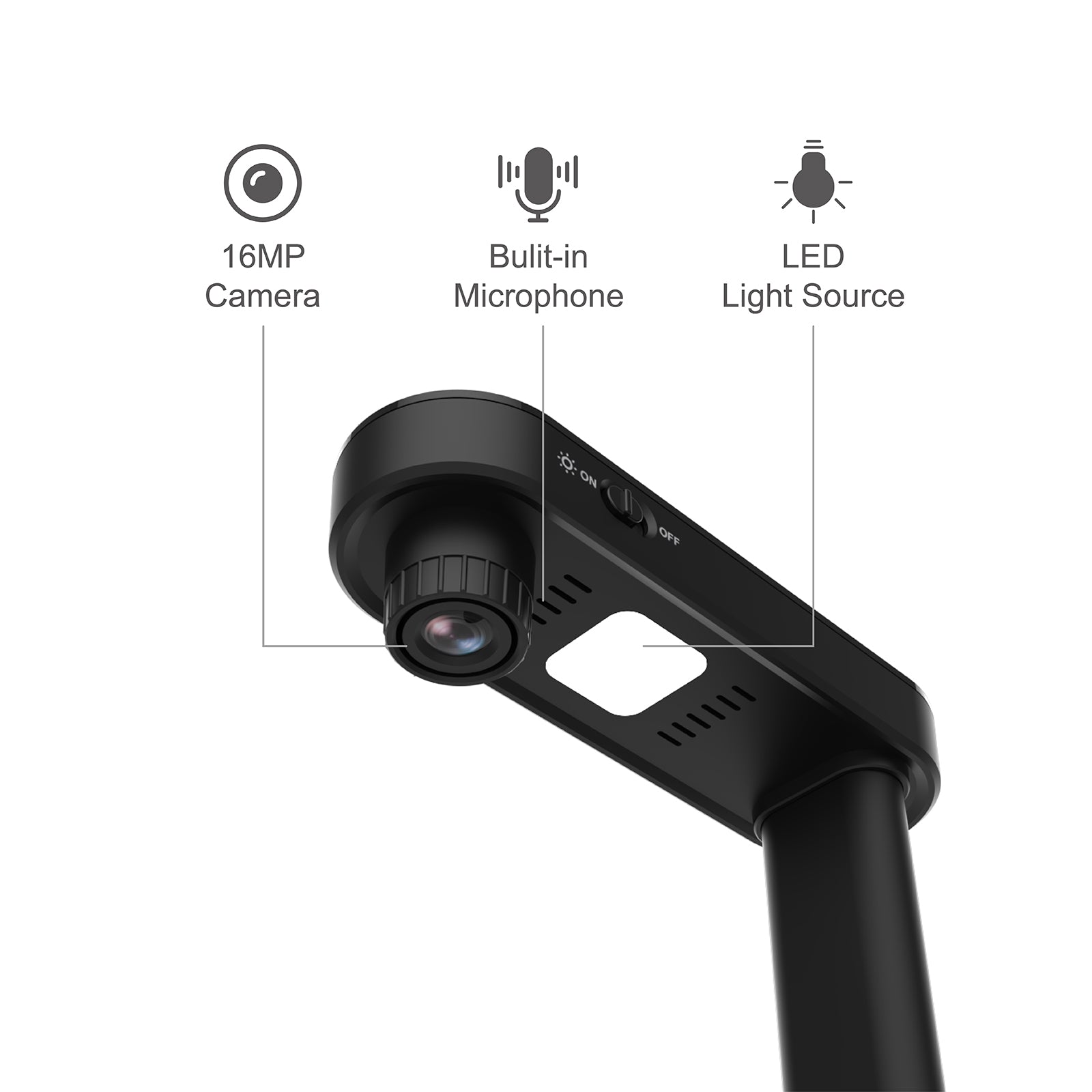 VIISAN A8401 16MP Portable Document Scanner Camera, A4 Capture