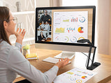 VIISAN VS5 Document Camera for Teachers – 2K USB Visualizer with Mic, LED, Autofocus, A3 Size, for Windows/macOS/ChromeOS