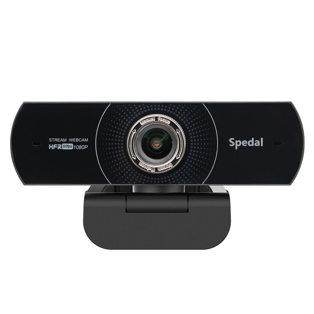 Webcam 1080p HD 60fps with Microphone, Spedal Webcam Laptop