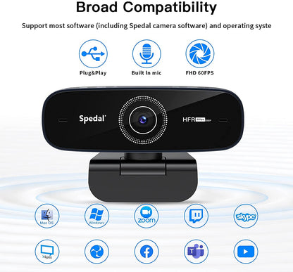 Spedal HD 1080P 60fps Webcam--Spedal AF926 Facecam—Free Shipping