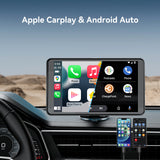 CL796N - Portable Car Stereo Wired Apple Carplay Android Auto with Dashcam
