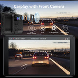 CL796N - Portable Car Stereo Wired Apple Carplay Android Auto with Dashcam