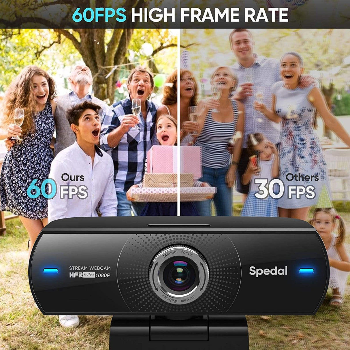 60 Fps Webcamwebcam 1080p 60fps With Microphone For Streaming